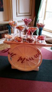 Wedding fair Sweet Cart 