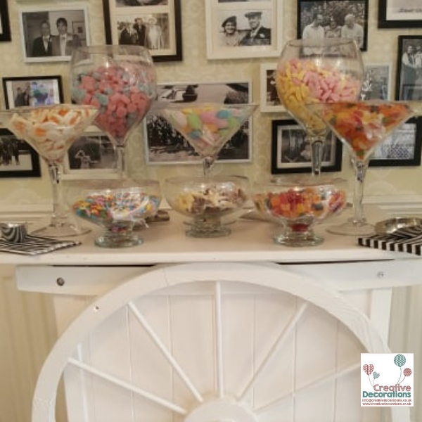 A birthday Party Sweet Cart 