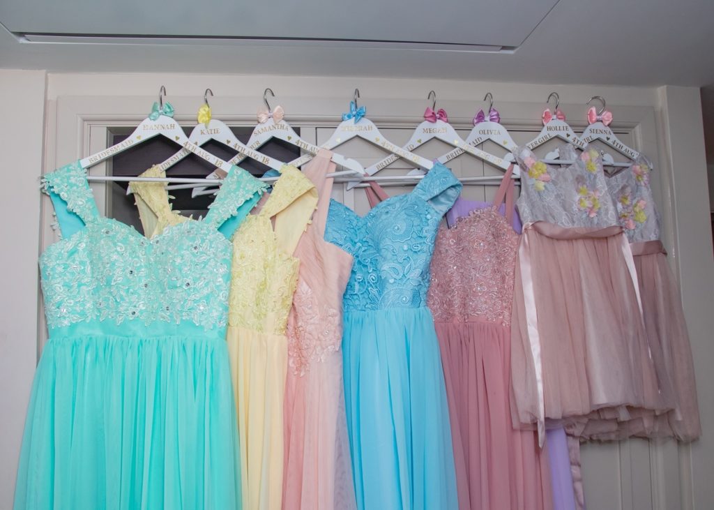 pastel bridesmaid dresses 