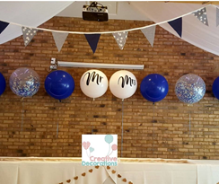 Wedding balloon decor 
