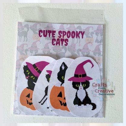 Cute Spooky Cat sticker Pack
