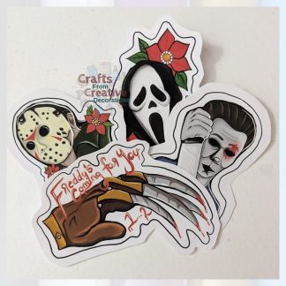 Horror themed sticker pack