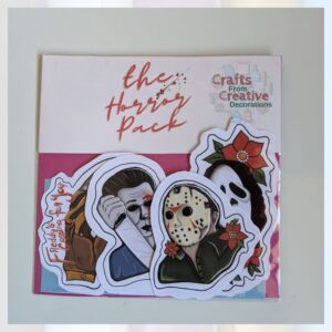 Horror themed sticker pack