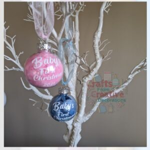 Pink And Blue Baubles