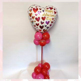 Valentines day balloon display