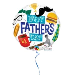 Everything for fathers day themed foil balloon