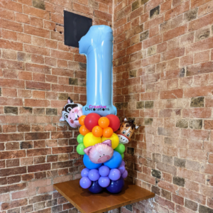 Rainbow farm themed stack