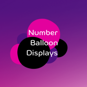 Number Balloon Displays