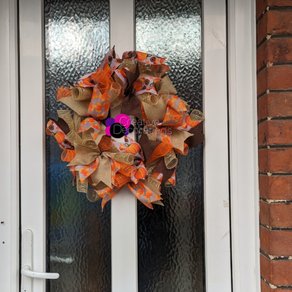 Autumn themed wreath