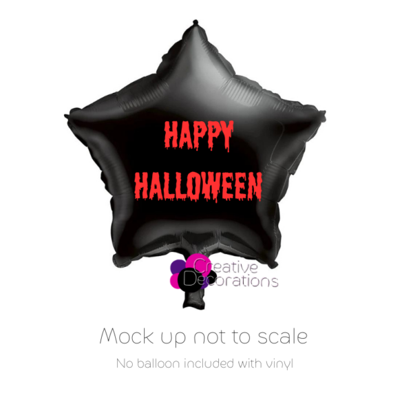 Happy Halloween foil balloon