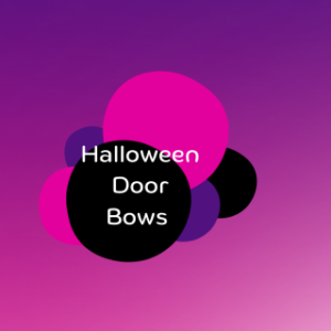 Halloween Door Bows