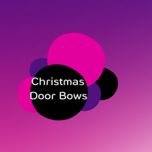 Christmas Door Bows