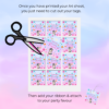 Unicorn Star Themed Tags