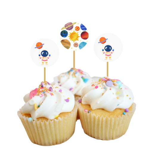 Space Themed Cake Toppers